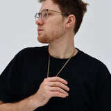 Franco Necklace 4.5mm | Gold