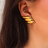 Sky Earrings | Gold