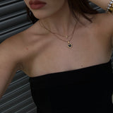 Petite Initial Necklace | Gold