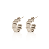 Wave Earrings | Silver