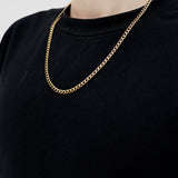 Franco Necklace 4.5mm | Gold