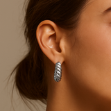 Claire Earrings | Silver