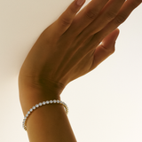Bezel Tennis Bracelet | Silver