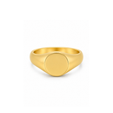 Oscar Signet Pinky Ring | Gold
