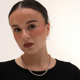 Tennis Necklace | Gold