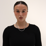 Tennis Necklace | Silver