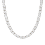 Tennis Necklace | Silver