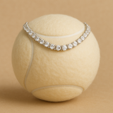 Tennis Necklace | Silver