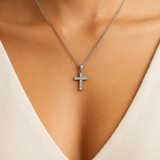 Cross Necklace | Silver