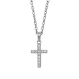 Cross Necklace | Silver