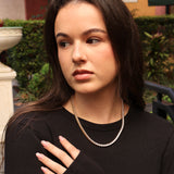 Tennis Necklace | Gold