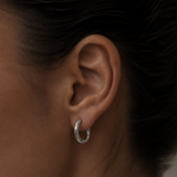 Micah Earrings | Silver