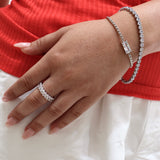 Tennis Bracelet | Silver