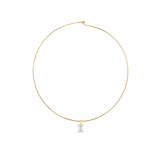 Esme Necklace Rectangle | Gold