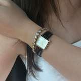 Amari Watch | Black Croc